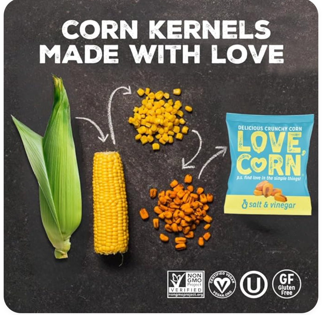 LOVE CORN Salt & Vinegar 0.7oz