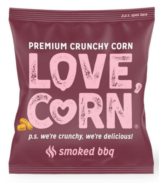 Love Corn Premium Crunchy Corn, Smoked BBQ, 0.7 Ounce
