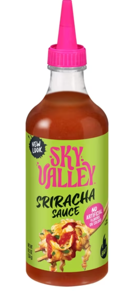 OrganicVille Sky Valley Sriracha Sauce, 18.5 Fluid Ounce - 1-Pack