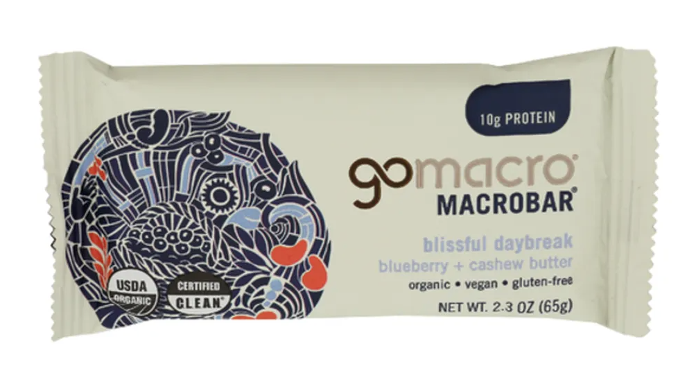 GoMacro Blueberry Cashew Butter Protein Bar - expires Jan 06 2027