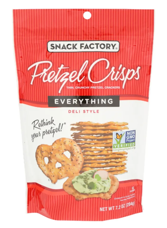 Snack Factory Everything Pretzel Crisps Snack Factory Everything Pretzel Crisps - expires March 2027