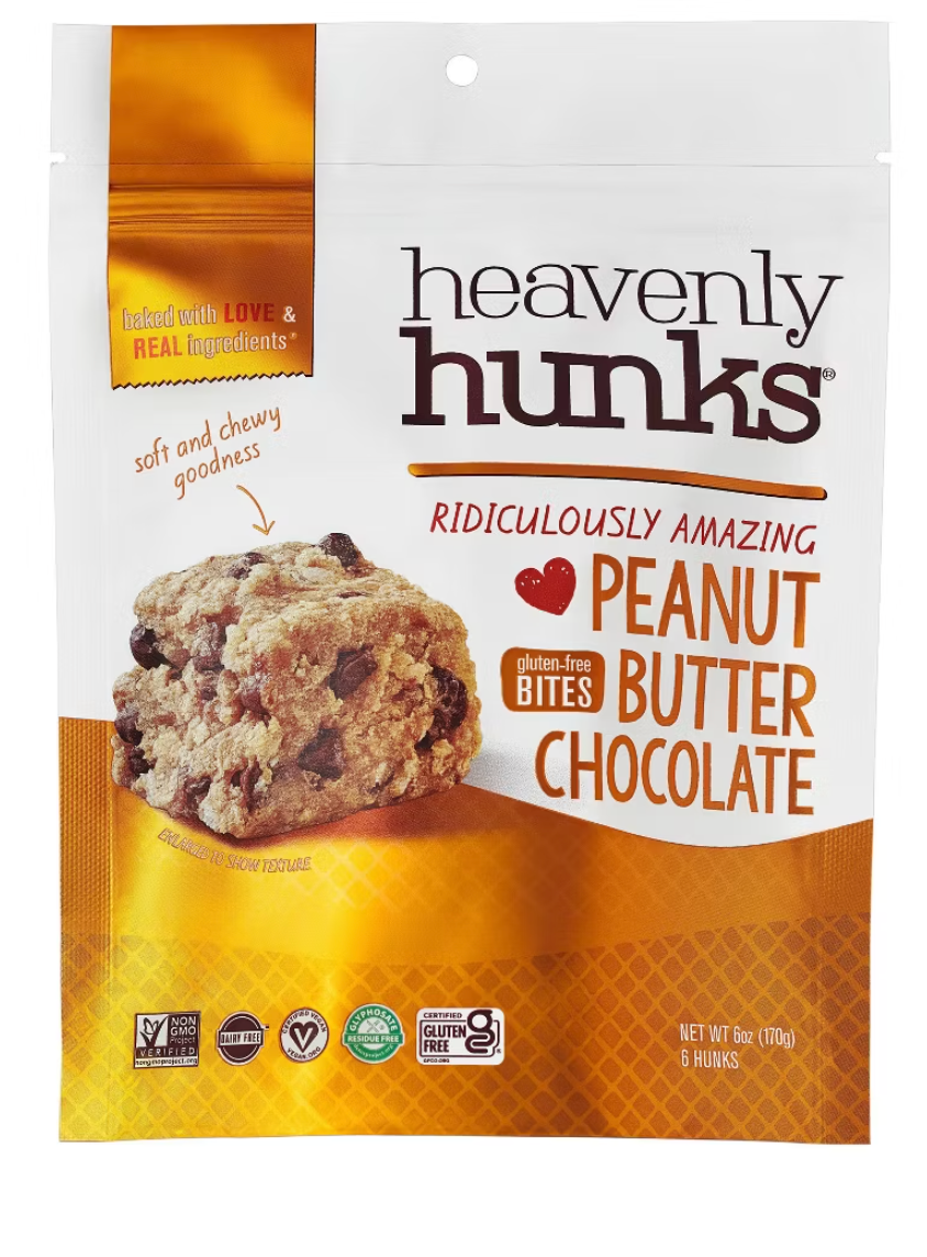 Heavenly Hunks Peanut Butter Chocolate Cookie Bites - 6oz - expires 04/2027