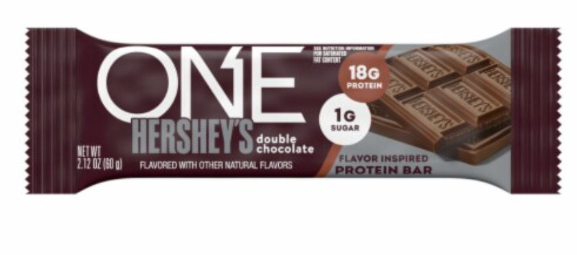 ONE BAR Hershey's Double Chocolate Flavored Protein Bar - expired 05/2026