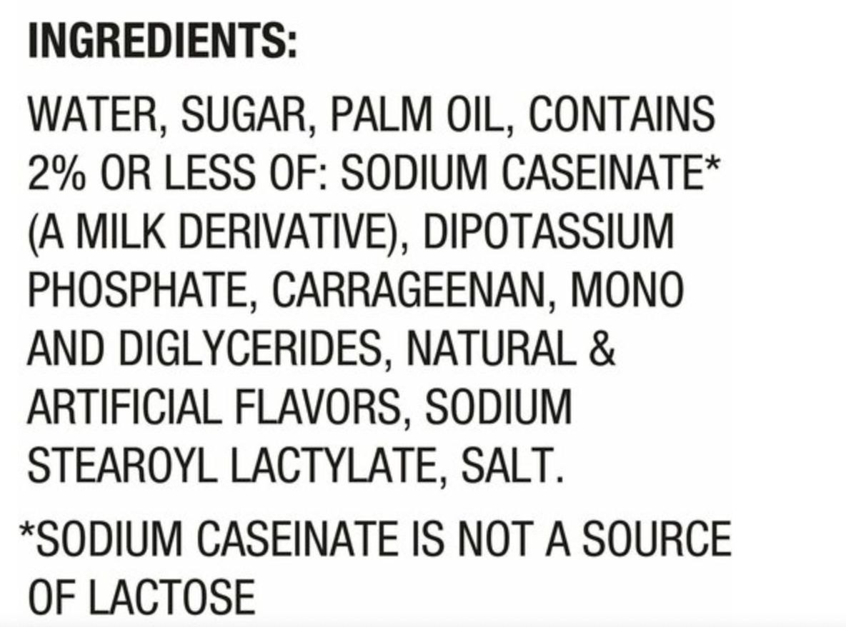 Whitewave Foods Company International Delight Hazelnut Liquid C - expires Nov 16 2026