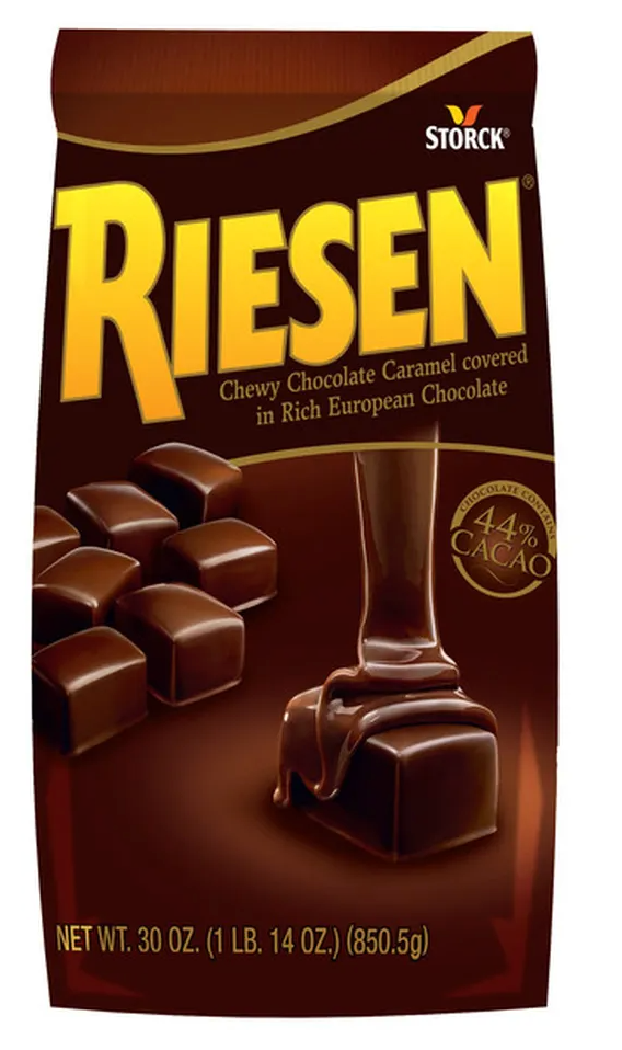 RIESEN Chocolate Covered Chewy Caramel Candy