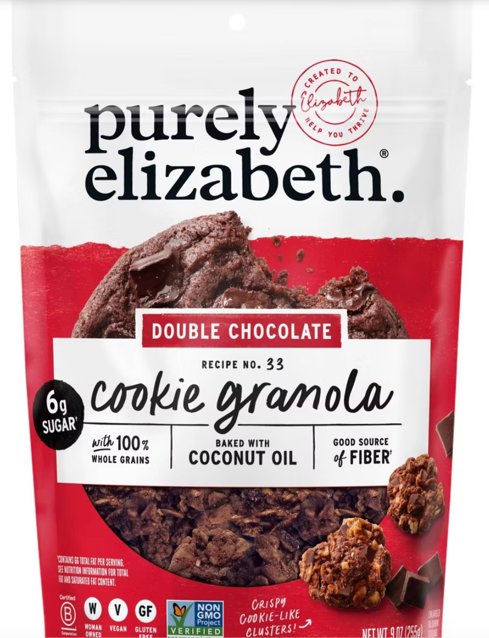 Purely Elizabeth Double Chocolate Cookie Granola - 9oz - expires 03/20/2027