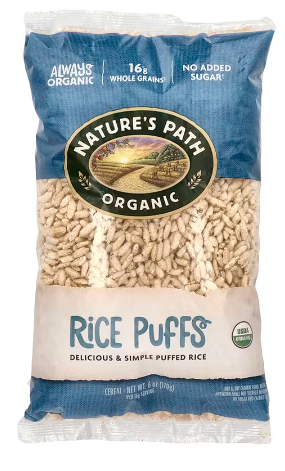 Nature's Path, Organic Rice Puffs Cereal, 6 oz (170 g)