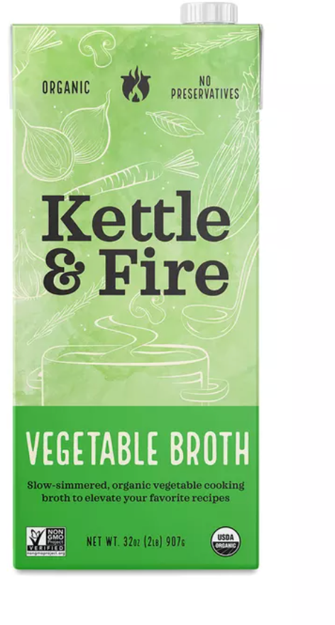 Kettle & Fire, Vegetable Cooking Broth