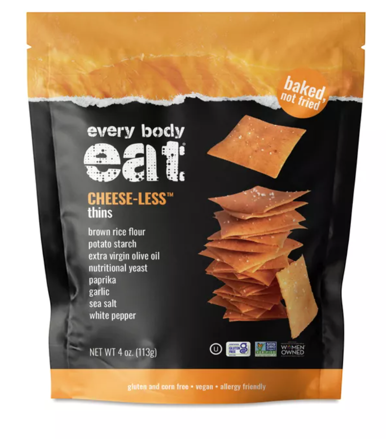 Every Body Eat, Snack Thins, Cheese-Less