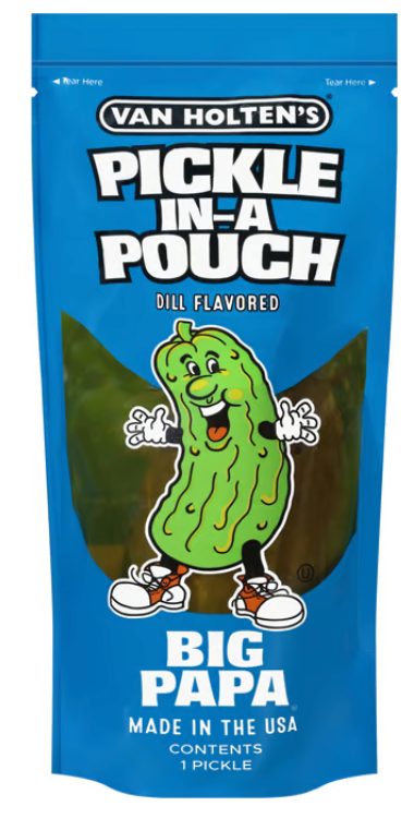Van Holten's Big Papa Dill Flavored Pickle-in-a-Pouch