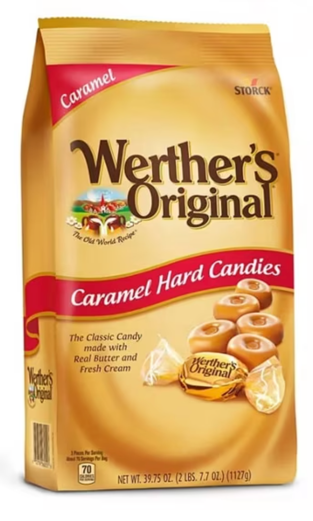 Werther's Original Individually Wrapped Hard Caramel Candy (39.75 oz.)