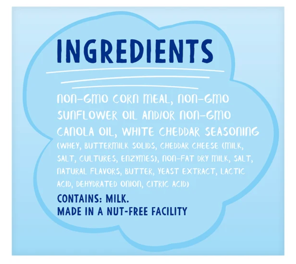 Like Air Gluten Free PuffCorn - White Cheddar 4 oz  - expired August 27 2026