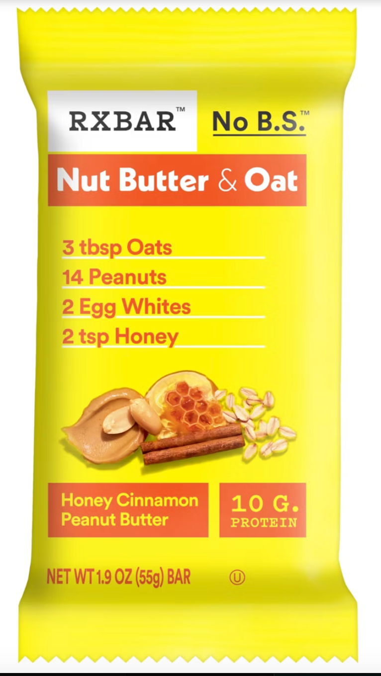 RXBAR A.M. Honey Cinnamon Peanut Butter Bar - 1.9oz - Expires Feb 2027