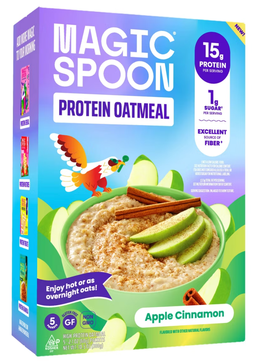 MAGIC SPOON Apple Cinnamon Oatmeal - 10.5oz/5ct - expires 05/03/2027