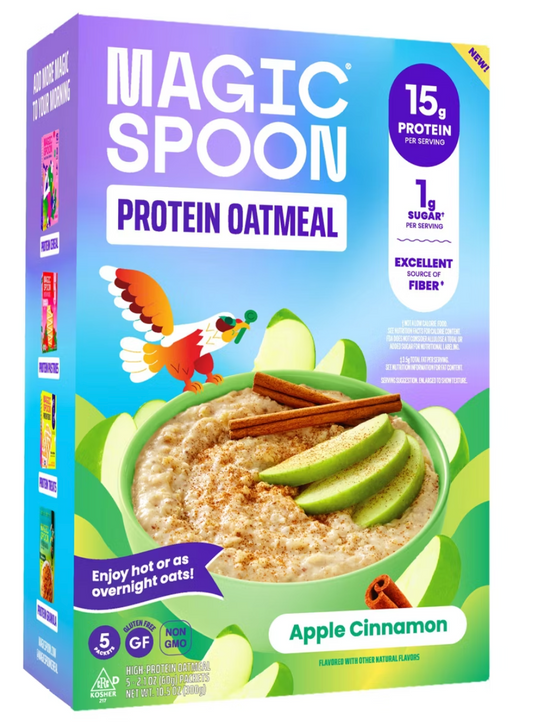 MAGIC SPOON Apple Cinnamon Oatmeal - 10.5oz/5ct - expires 05/03/2027
