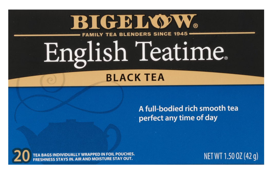 Bigelow English Teatime, Black Tea, Tea Bags, 20 Count