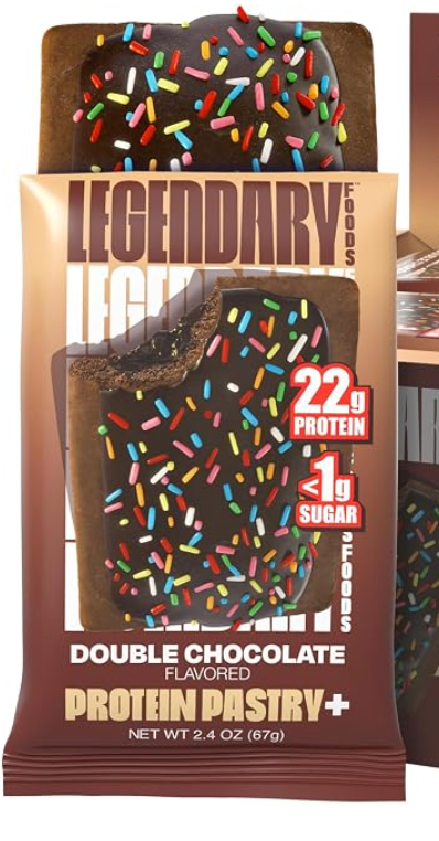 Legendary Foods High Protein Pastry, Chocolate, Low Carb/Low Sugar Snack - expires 04/15/2027