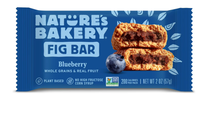 Nature's Bakery Blueberry Fig Bar With Whole Wheat, 2 oz, Soft Baked Snack