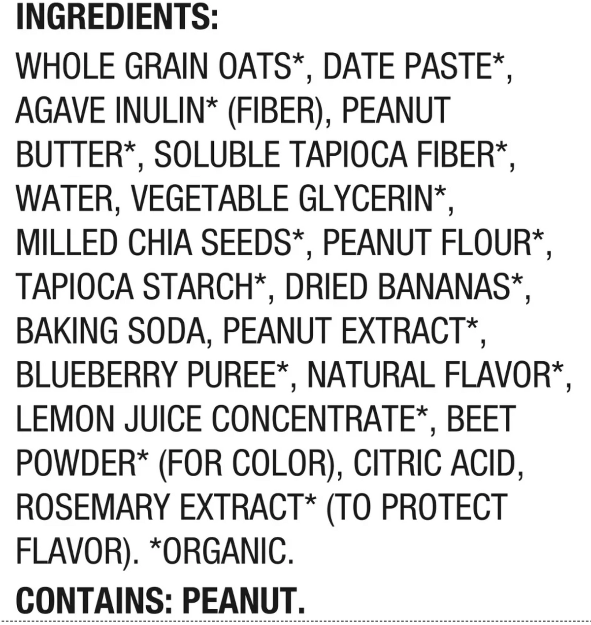 HappyTot Organics Bestie Bars Peanut Butter & Blueberry - 5ct/3.7oz - expires Nov 20 2026