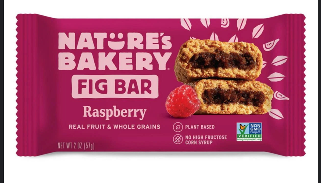 Nature's Bakery Whole Wheat Fig Bar - raspberry flavor