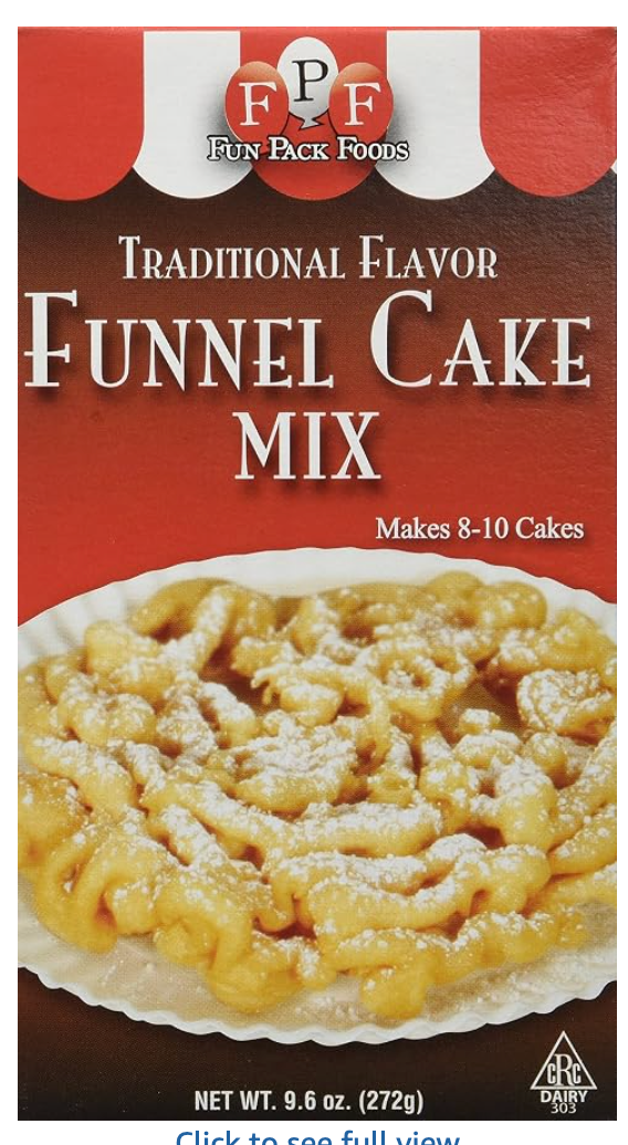 Fun Pack Foods Funnel Cake Mix - expires 07/2027
