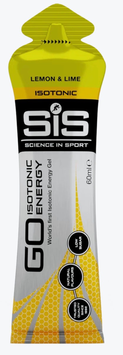 SiS GO Isotonic Energy Gels - Lemon & Lime Flavor