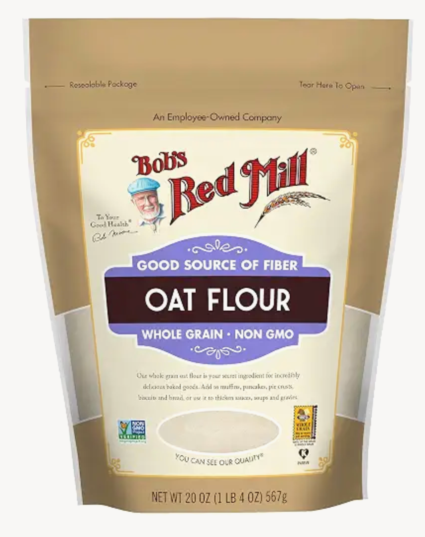 Bob's Red Mill Whole Grain Oat Flour, 20oz (Pack of 1) - Whole Grain, Vegan, Kosher