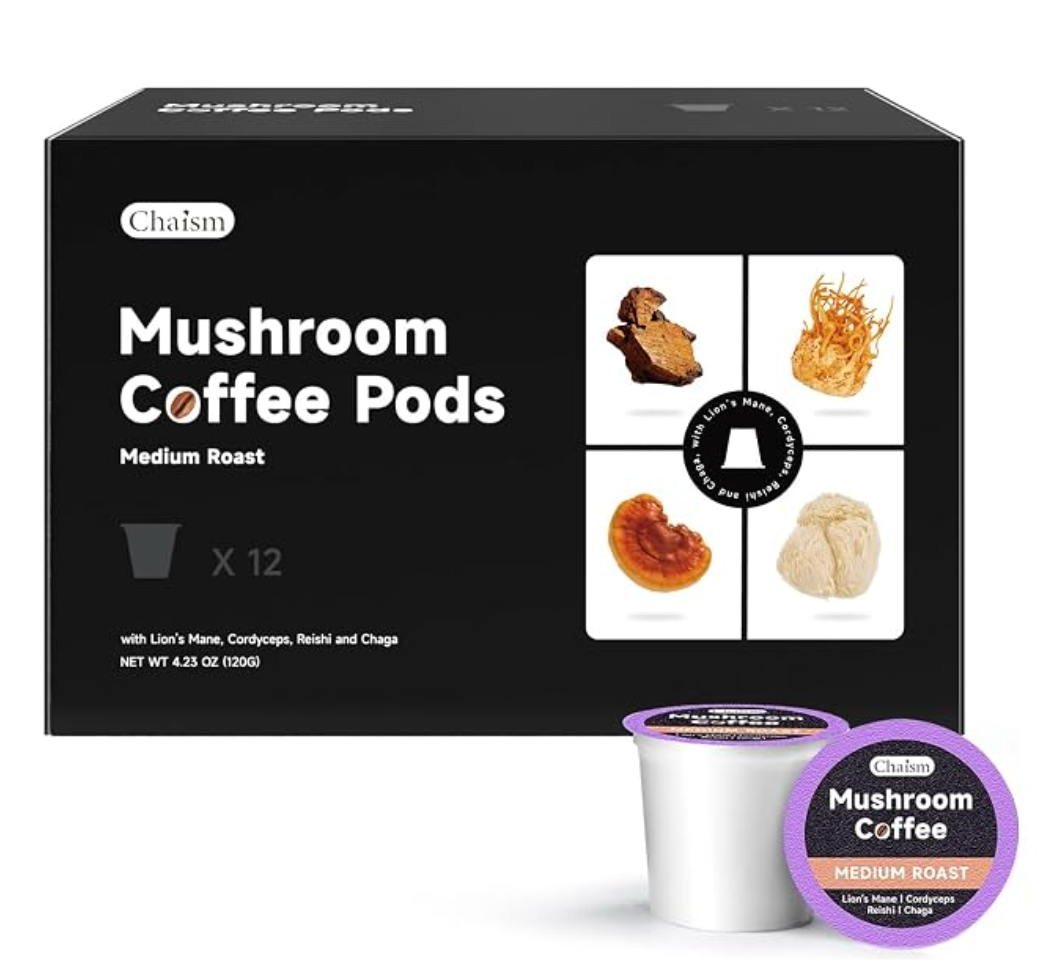 Chaism Mushroom Coffee Pods - expires 01/2028