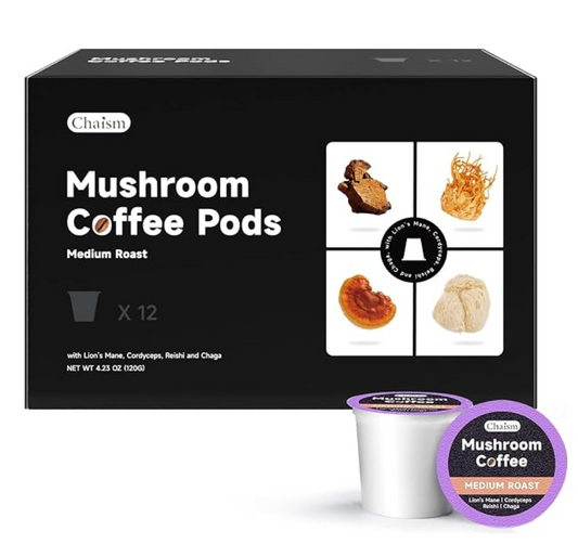 Chaism Mushroom Coffee Pods - expires 01/2028