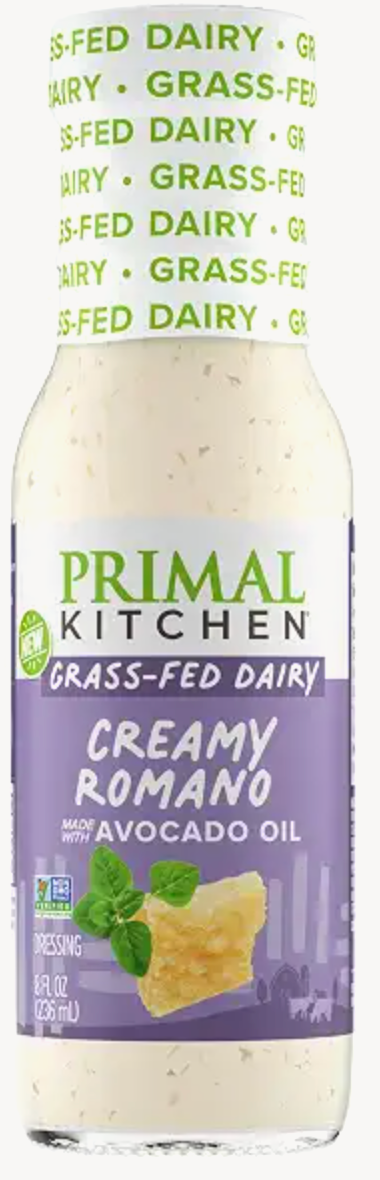 Primal Kitchen Creamy Romano Dairy Dressing, 8 oz