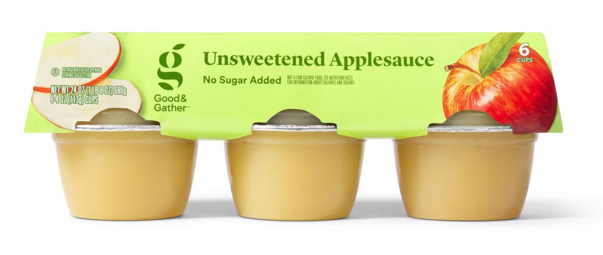 Unsweetened Applesauce Cups - 24oz/6pk - Good & Gather™