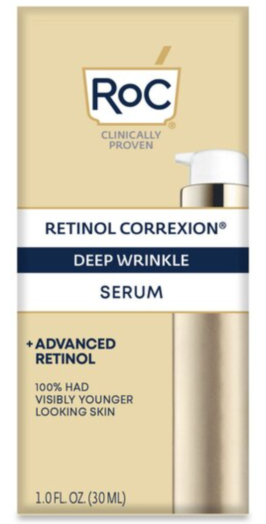 RoC Retinol Correxion Deep Wrinkle Anti-Aging Facial Serum, 1 OZ