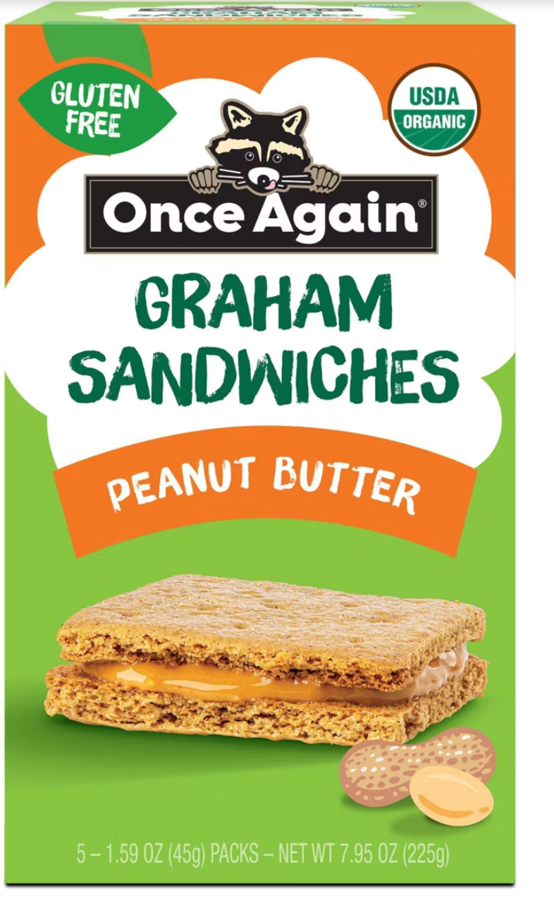 Once Again Peanut Butter Graham Sandwiches Cookies - 7.95oz