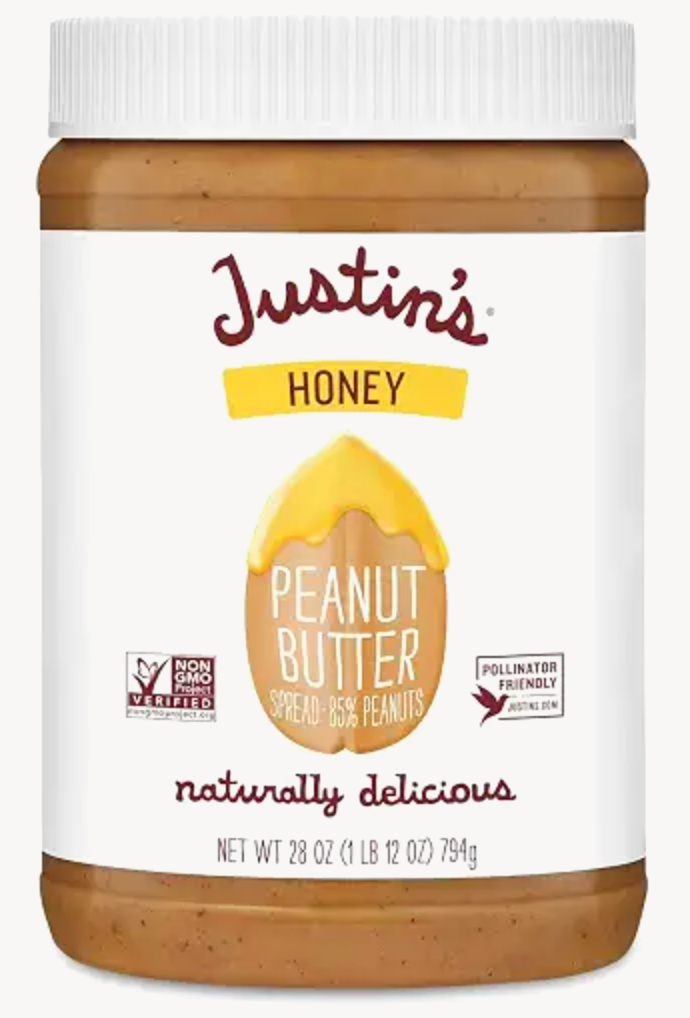 Justin's Nut Butter Justin's Classic Creamy Honey Peanut Butter Spread - 28 oz Jar | Shelf Stable Sandwich Spread