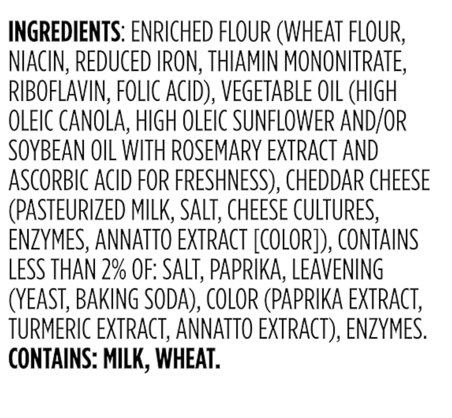 Amazon Grocery, Original Cheese Crackers, 12.4 Oz (Previously Happy Belly, Packaging May Vary) - expired Dec 04 2026