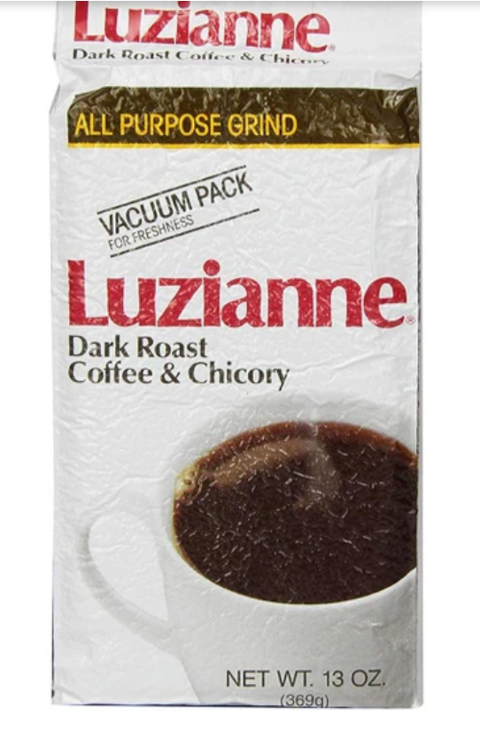 Luzianne White Label Dark Roast C&C Bag 13 oz - expires 06/01/28