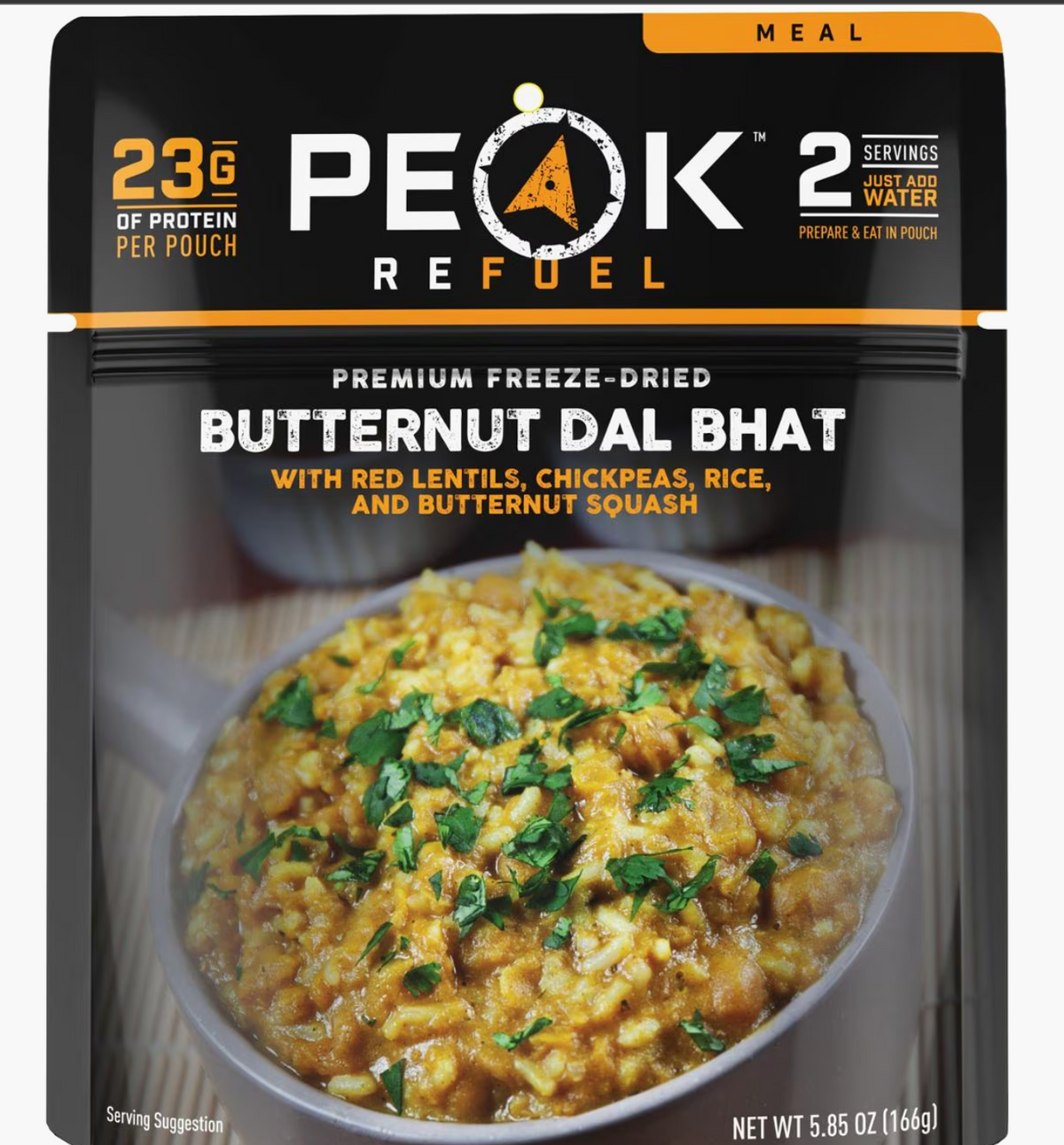 PEAK REFUEL  Butternut Dal Bhat - 2 Servings - expires Jan 2036