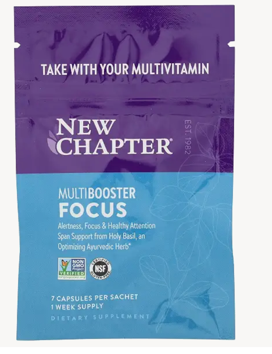New Chapter Focus Booster Multivitamin SGL, 7 CT