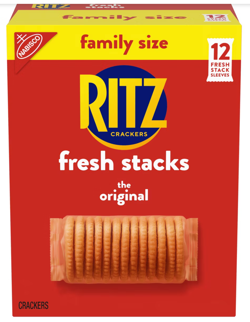 RITZ Stacks Original Crackers Travel Snacks Size - 17.8oz - expires Nov 19 2026