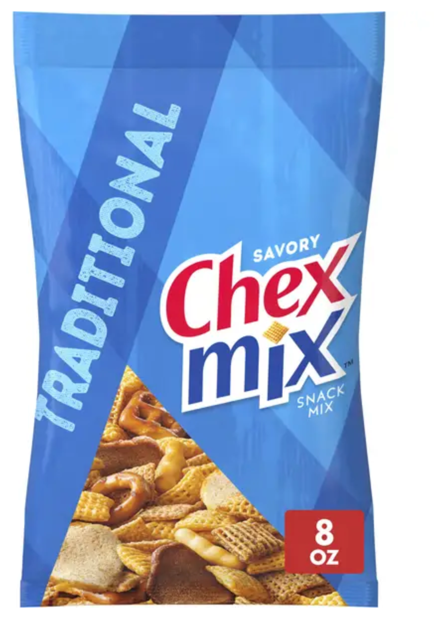 Chex Mix 8 oz Savory Snack Mix Traditional - expires Apr 2027