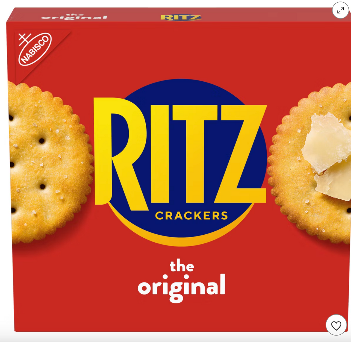 RITZ Original Crackers Lunch Snacks - 13.7oz - expires Nov 13 2026