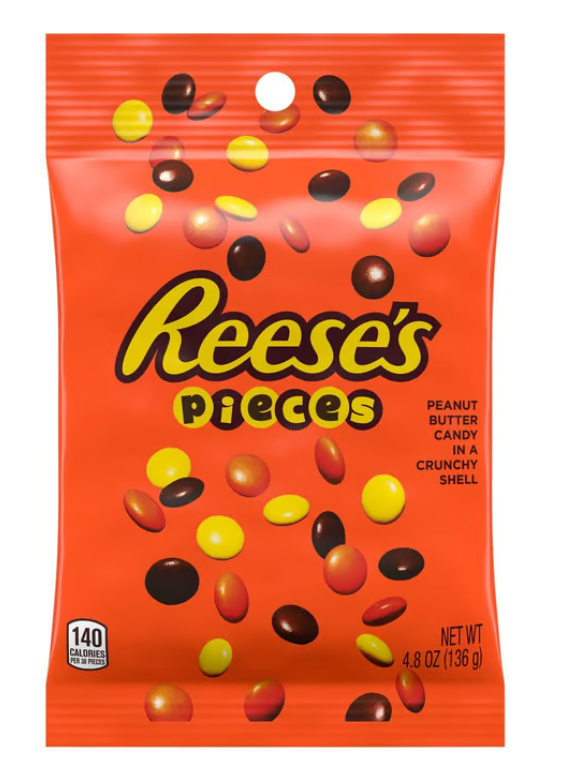 Reese's Pieces Crunchy Shell Peanut Butter Candy Bag (4.8 oz)