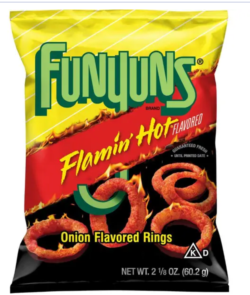 Funyuns 2-ounce Flamin' Hot Funyuns - expired August 11 2026