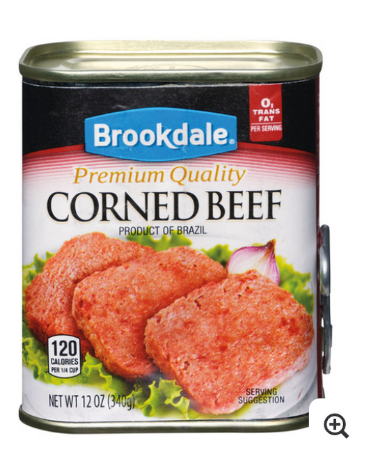 Brookdale Premium Quality Corned Beef - 1 Tin (12 oz)