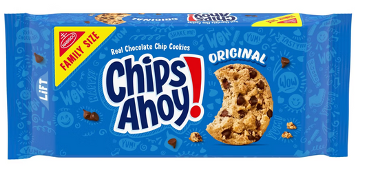 Chips Ahoy! Original Chocolate Chip Cookies Family Size -18.2oz - expired August 09 2026