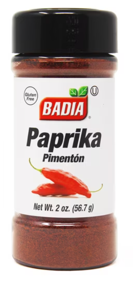 Badia Paprika, 2.0 oz Bottle