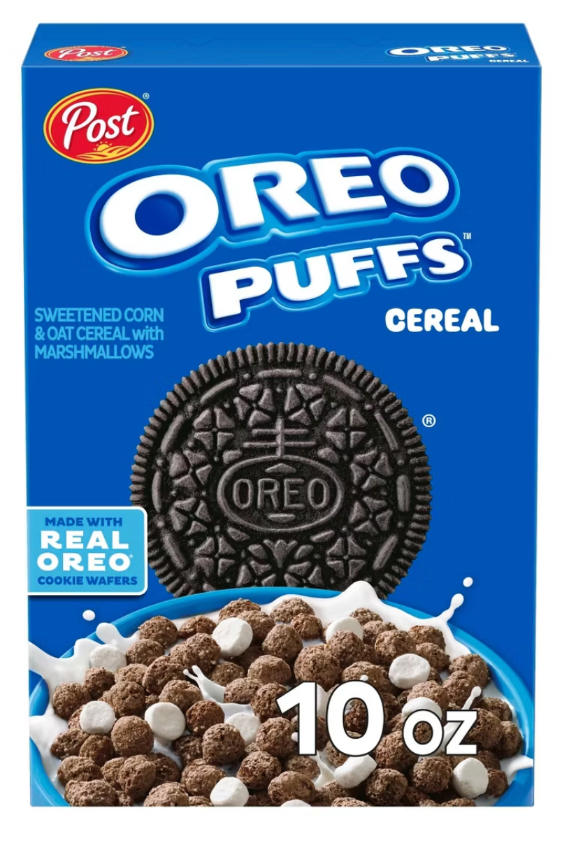 Oreo Puffs Breakfast Cereal - 10oz - expired March 12 2026