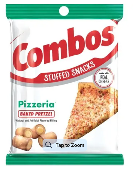 Combos® Pizzeria® Baked Pretzel Stuffed Snacks 6.3oz - expired 07/2026