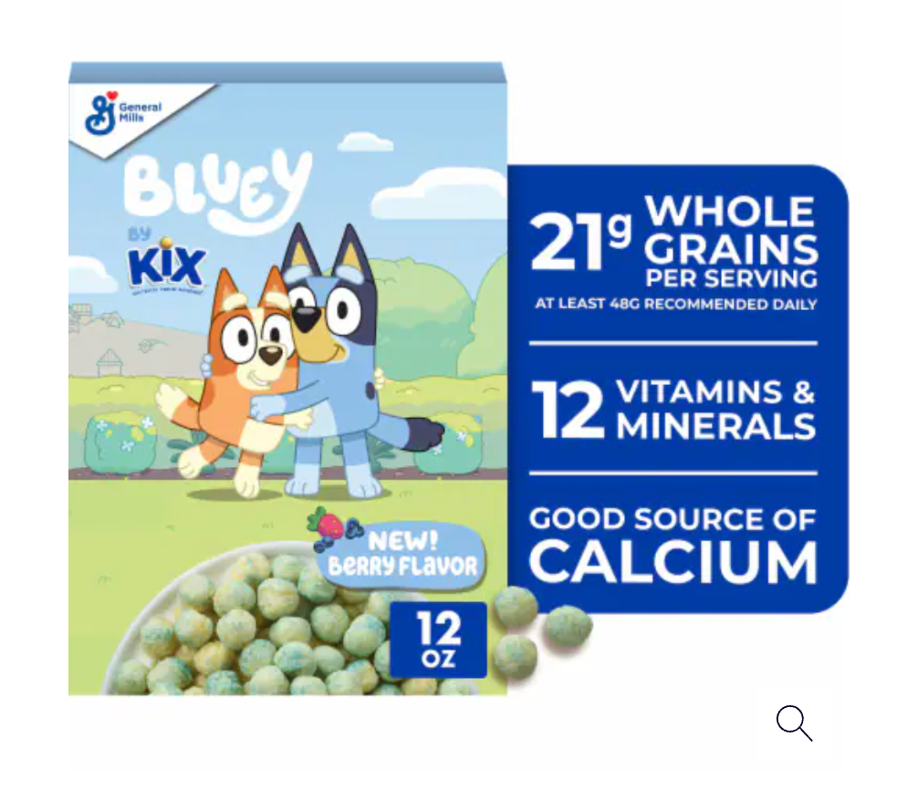 General Mills® Bluey by Kix™ Berry Flavor Cereal - expired Feb 17 2026