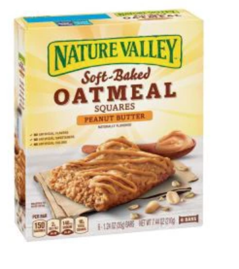 Nature Valley Peanut Butter Soft Baked Oatmeal Squares, 6 ct - expired march 09 2026
